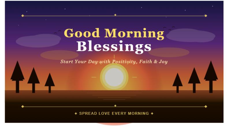 Good Morning Blessings