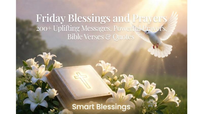 Friday Blessings and Prayers: 200+ Uplifting Messages, Powerful Prayers, Bible Verses & Quotes for Peace, Joy, and Divine Guidance