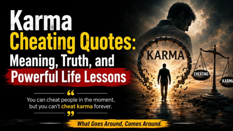 Karma Cheating Quotes: Meaning, Truth, and Powerful Life Lessons