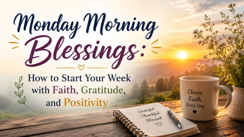 Monday Morning Blessings: How to Start Your Week with Faith, Gratitude, and Positivity