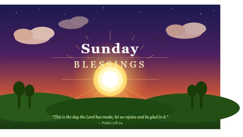 Sunday Blessings